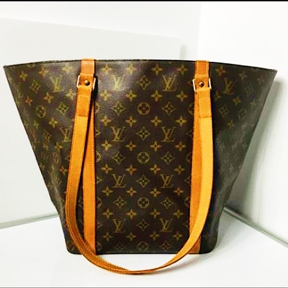 Louis Vuitton Monogram Sac Shopping Tote Bag MM - Picture 9 of 16